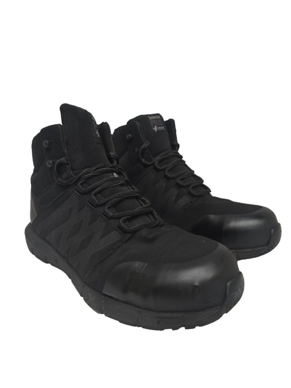 Timberland PRO Men's A297S Radius CTCP Mid Athletic Work Boots Black Size 12W